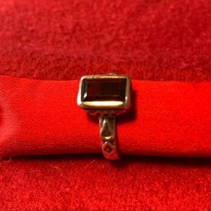 .925 Sterling Silver Raised Mount Ring